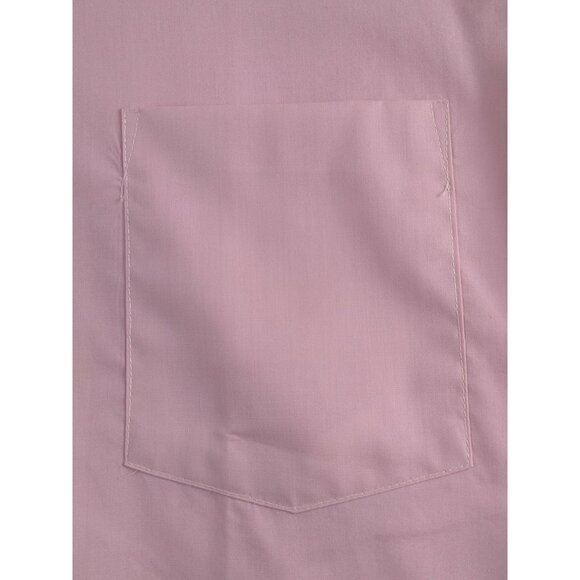 Vintage Kmart Permanent Press Pink Long Sleeve Dress Shirt Button Up Mens 15.5 - Picture 8 of 12